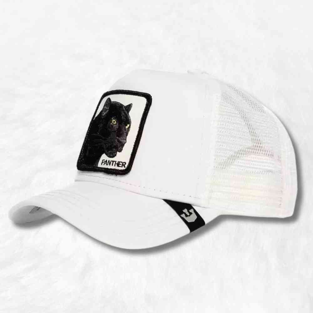 Casquette Trucker Panthère blanche