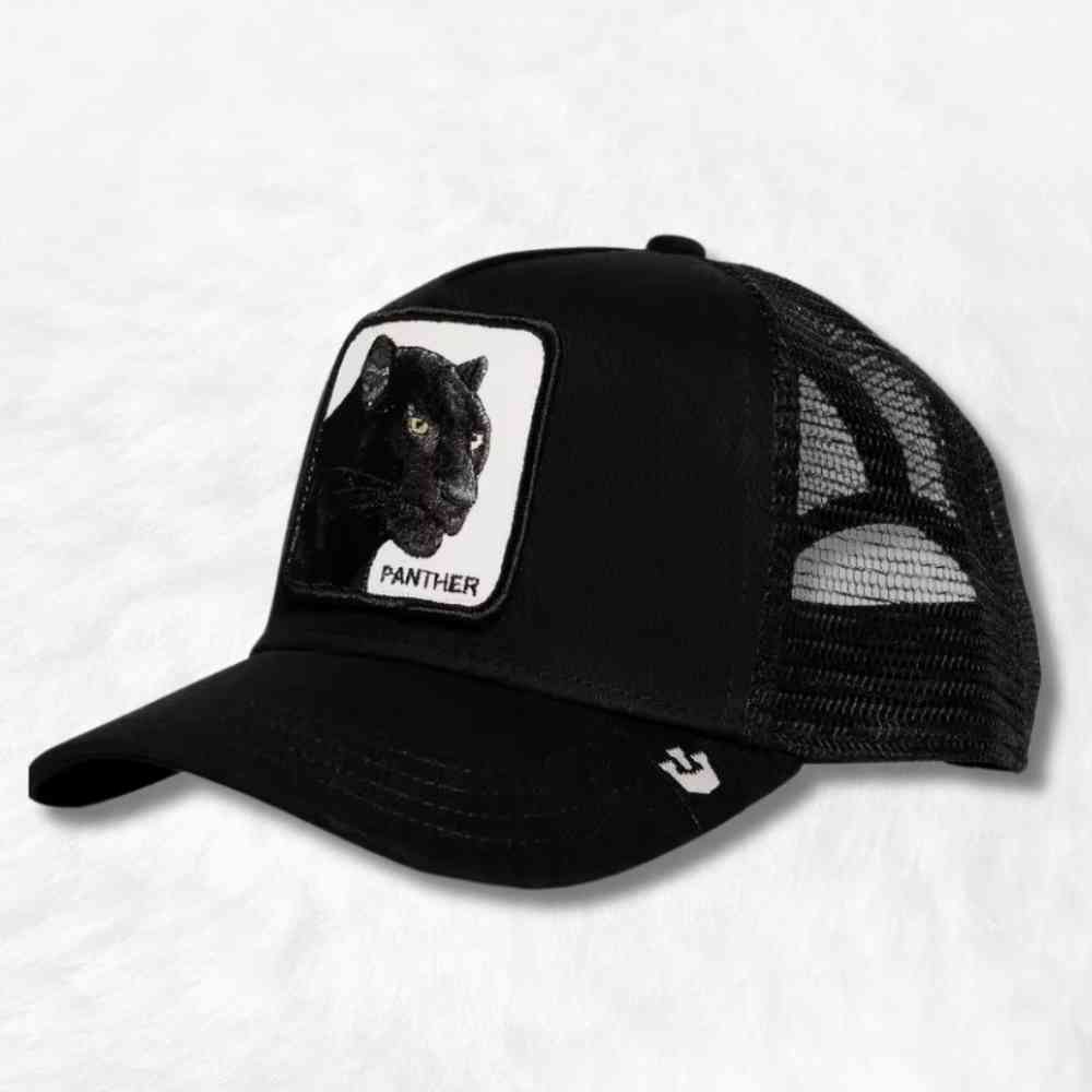 Casquette Trucker Panthère noir