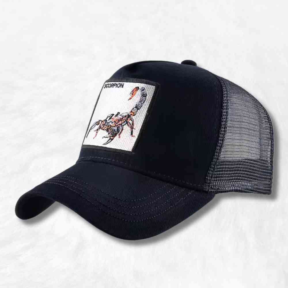 Casquette Trucker Scorpion noir