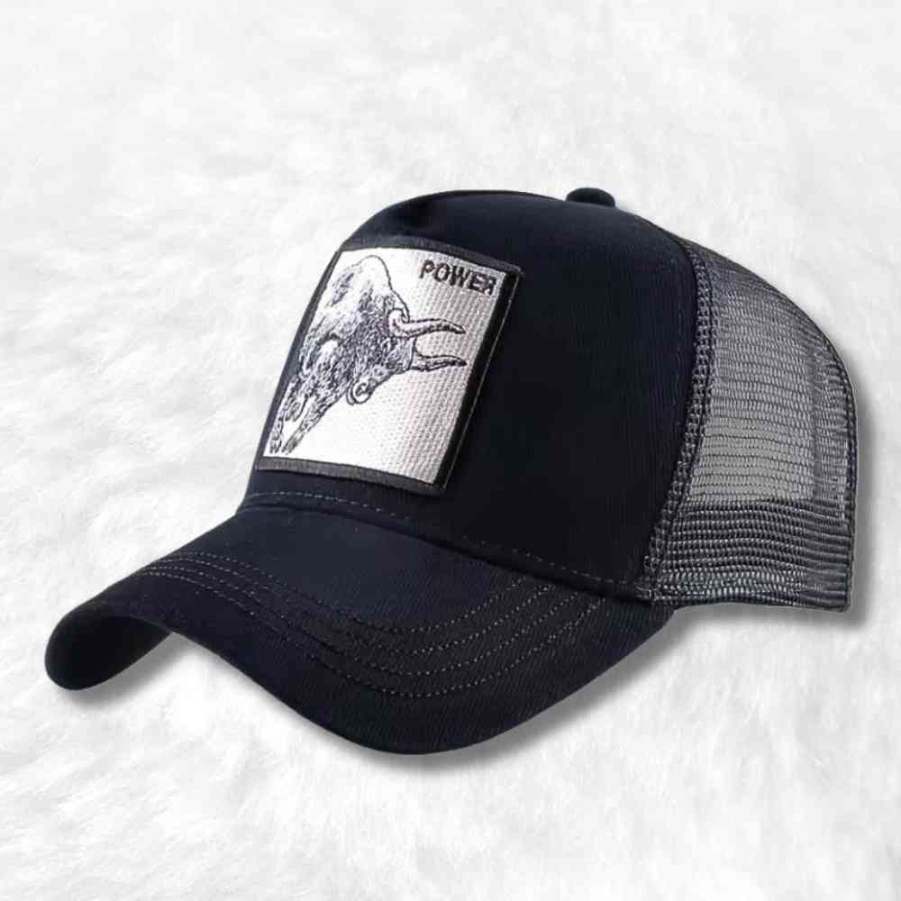 Casquette Trucker Taureau noir