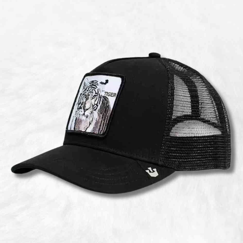 Casquette Trucker Tigre noir