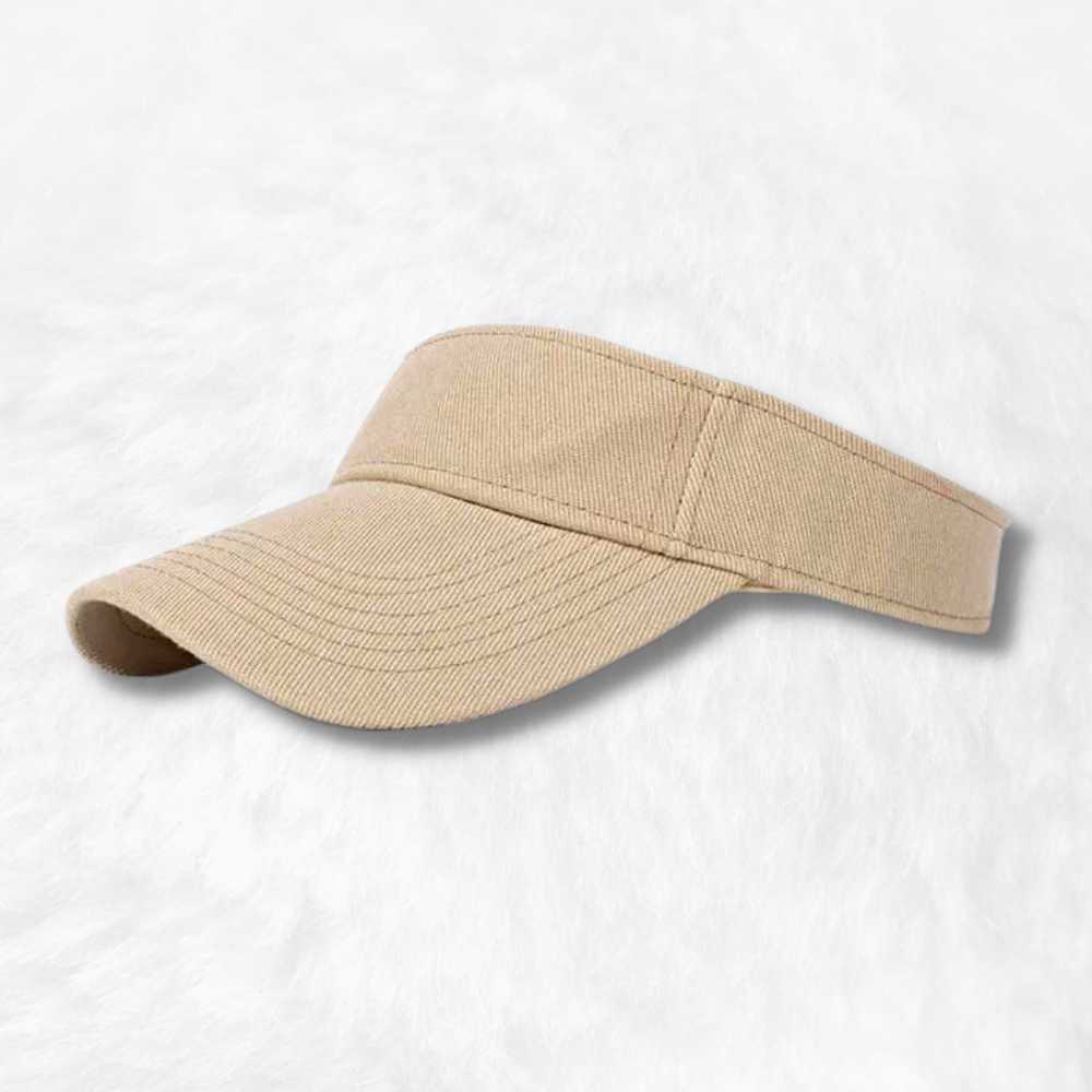 Casquette Visière Beige.
