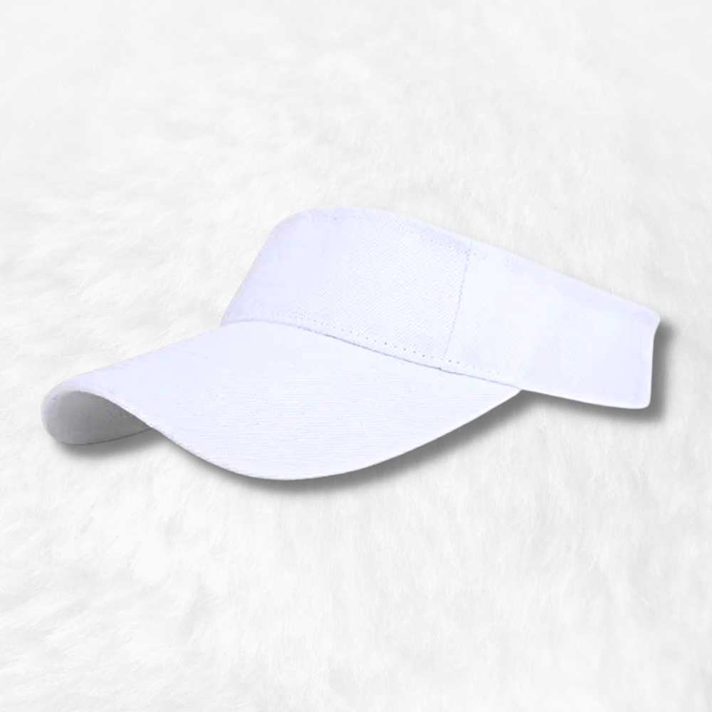 Casquette Visière Blanc.
