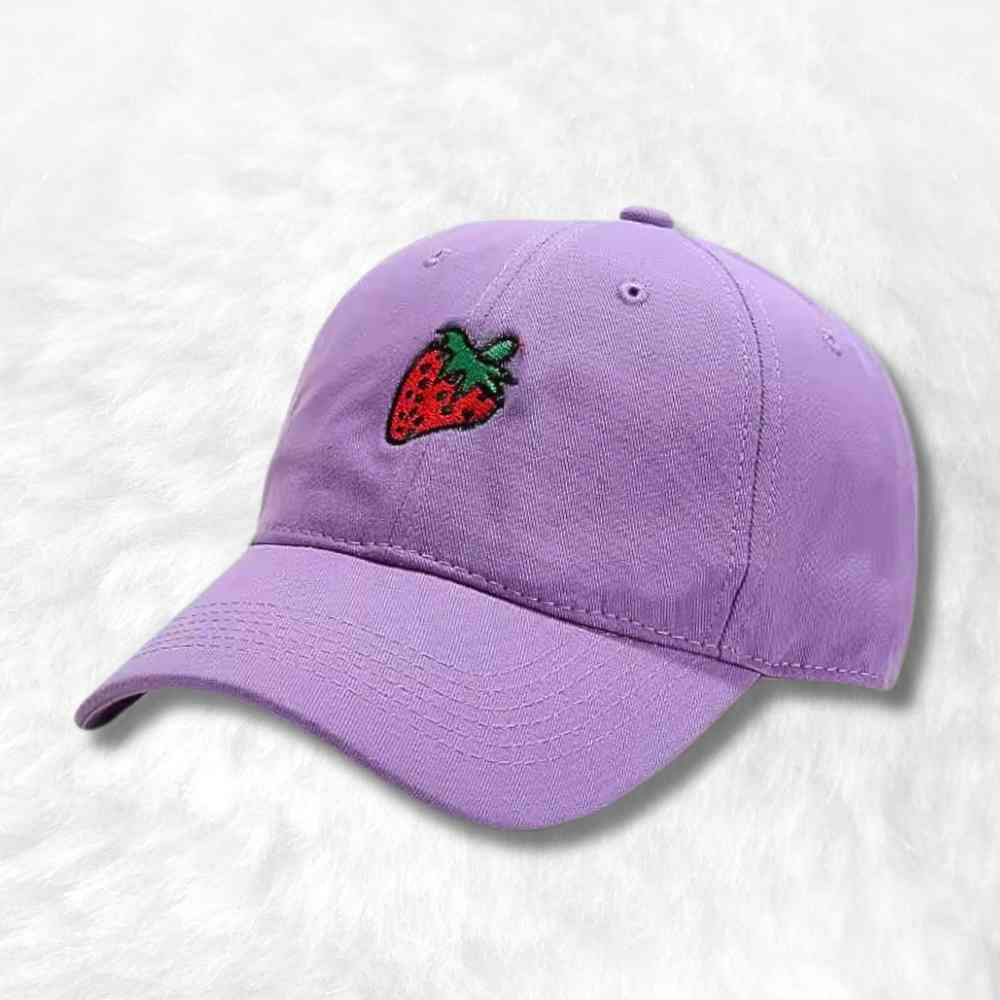 Casquette Fraise violet