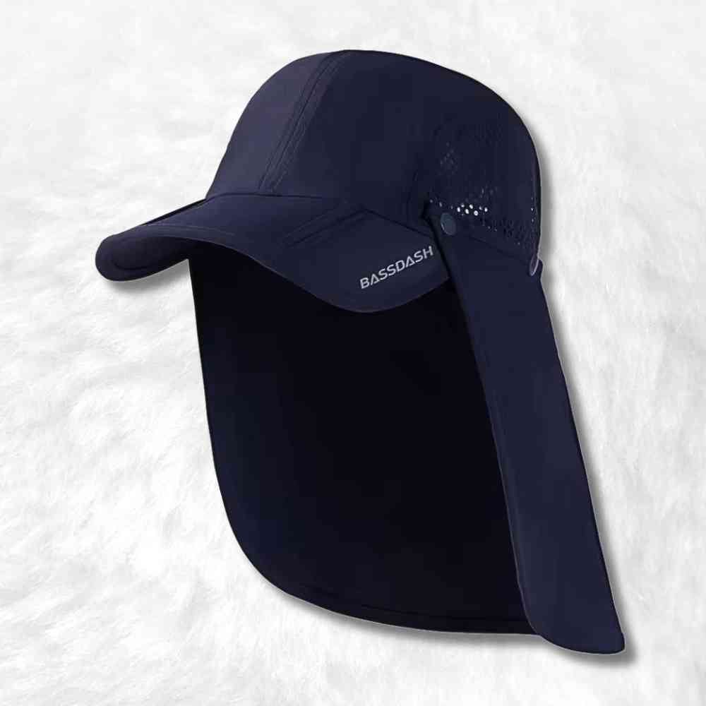 Casquette Longue Visière Anti uv bleu