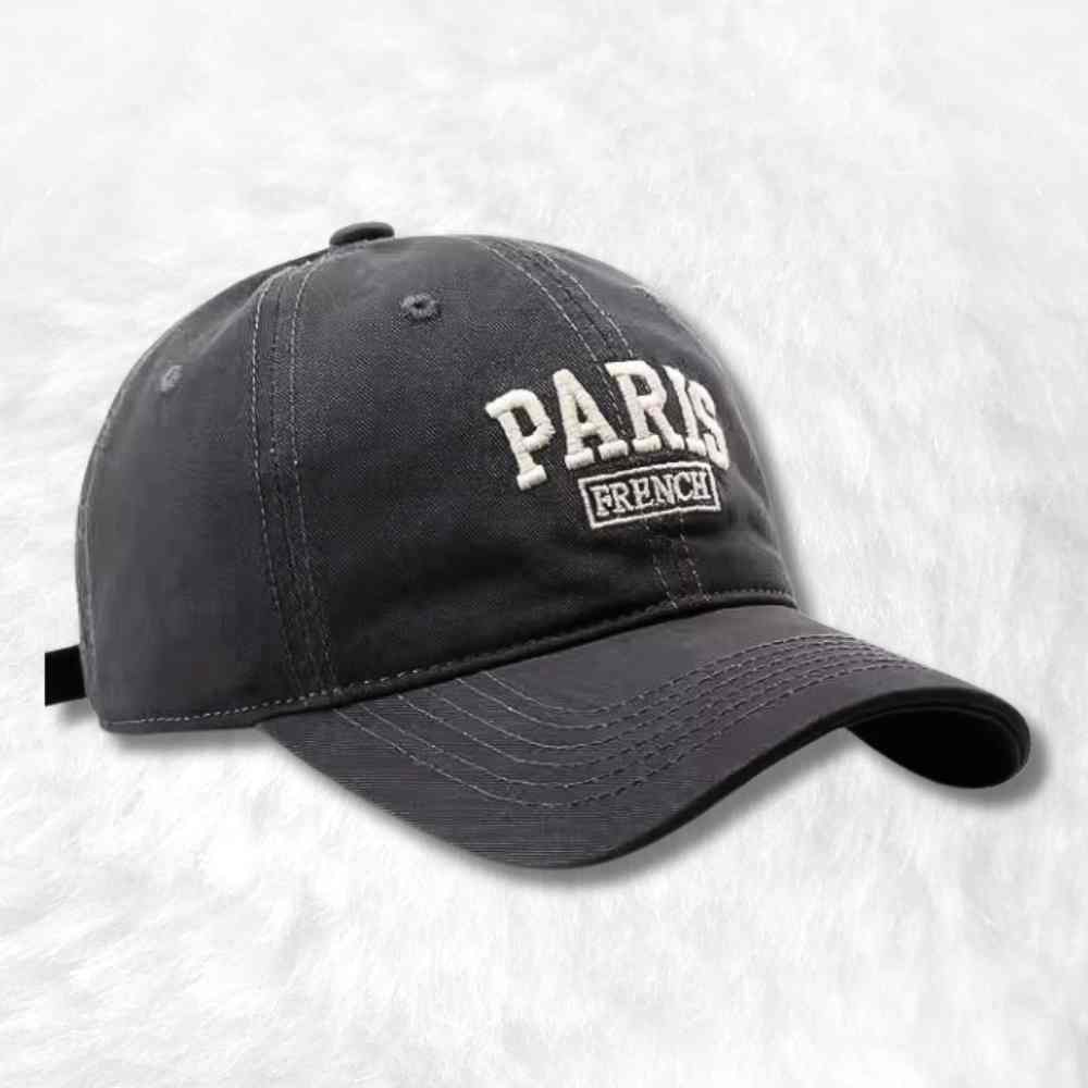 Casquette Paris grise