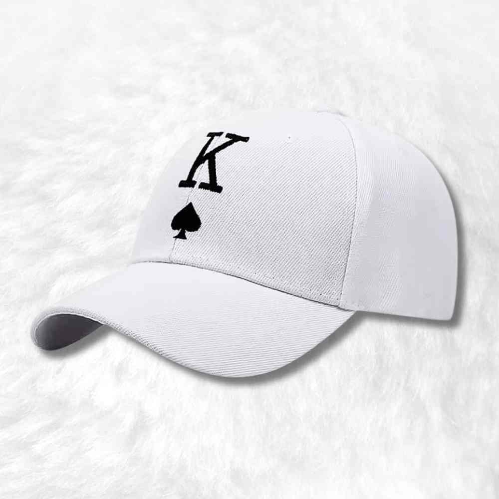 Casquette Poker King blanche