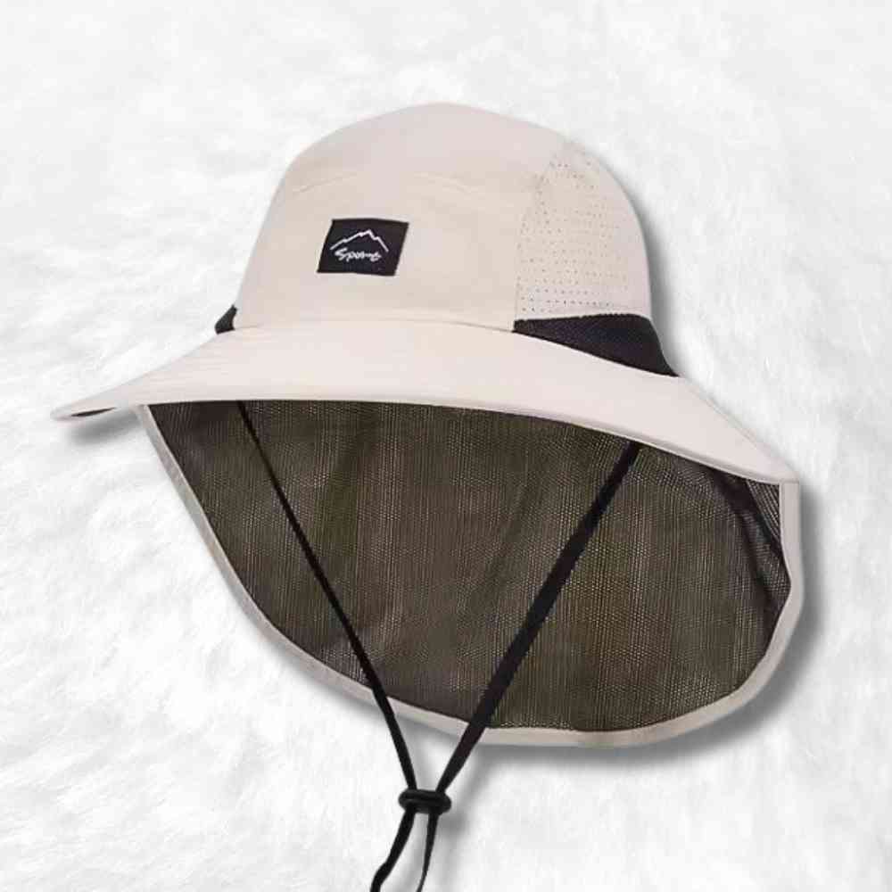 Chapeau Bob Protège Nuque beige
