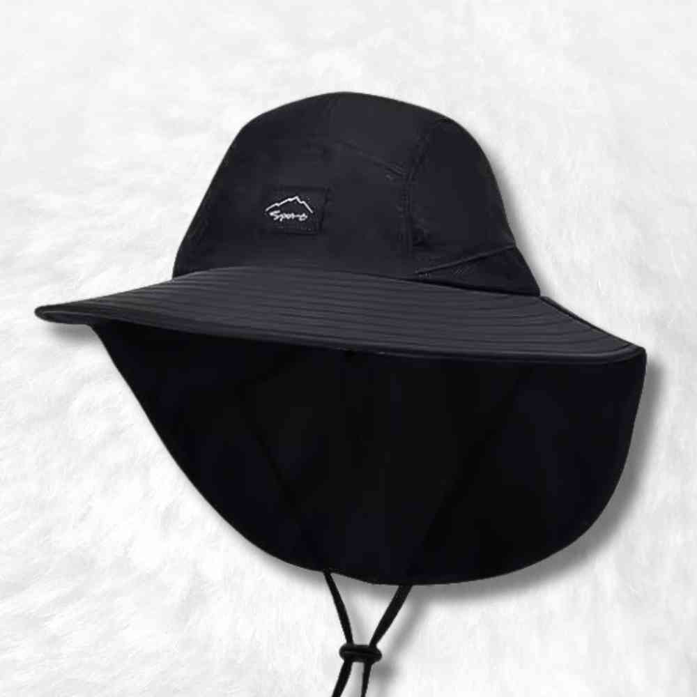 Chapeau Bob Protège Nuque noir