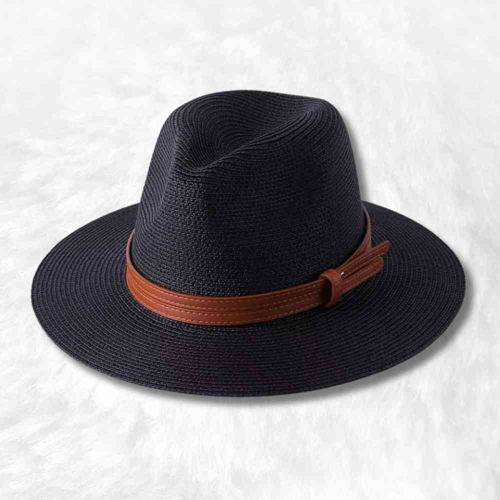 Chapeau de Paille Fedora noir