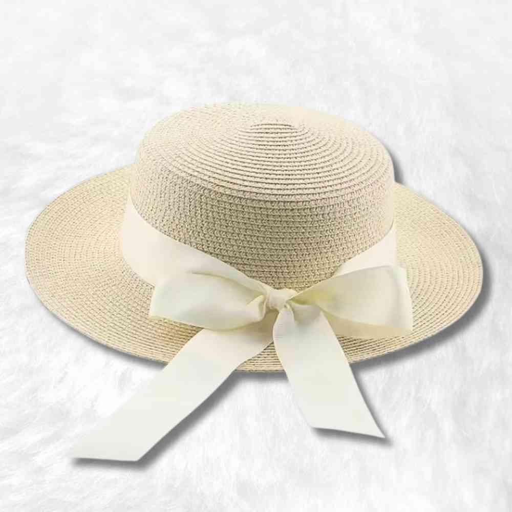 Chapeau de Paille Femme d'été crème