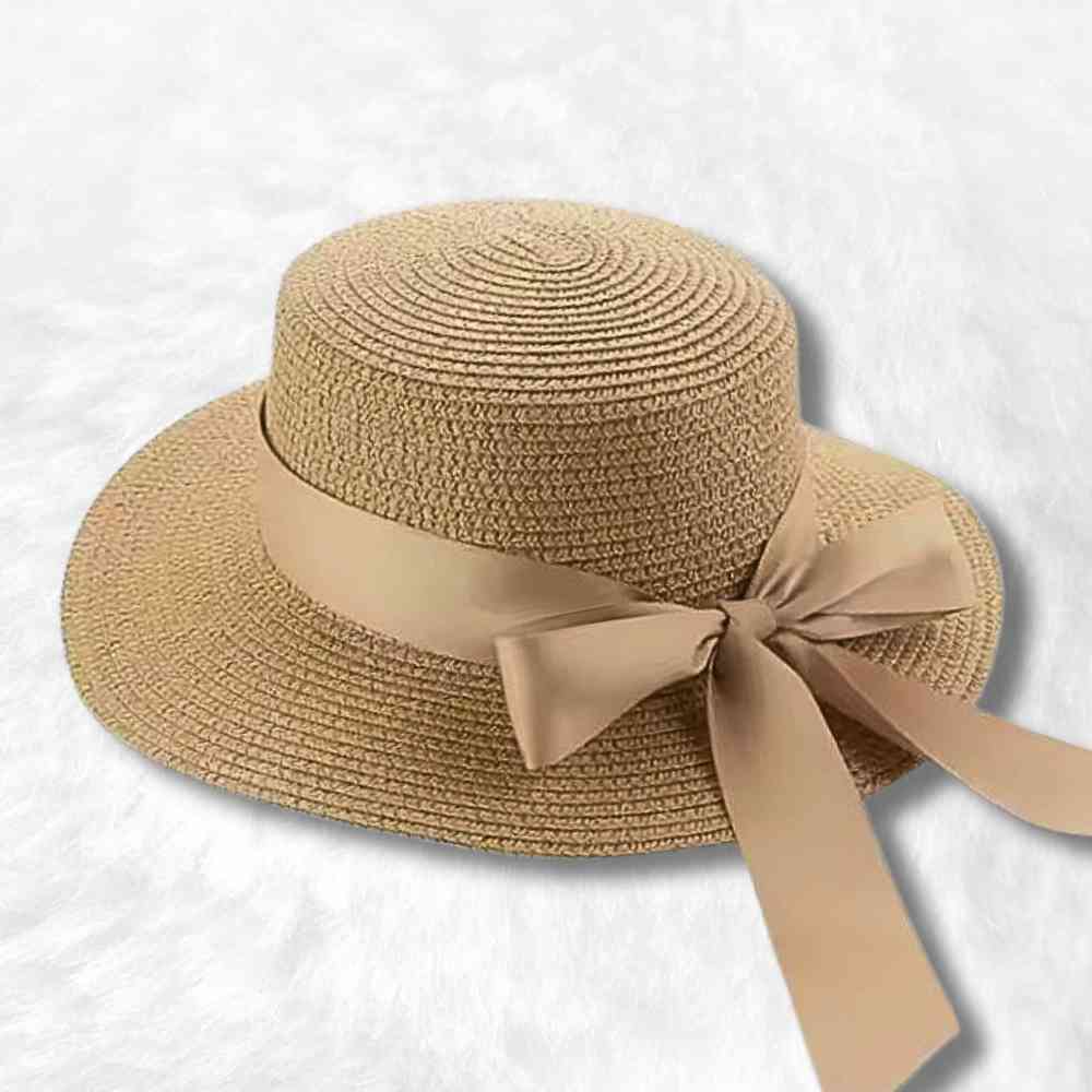Chapeau de Paille Femme Plage beige