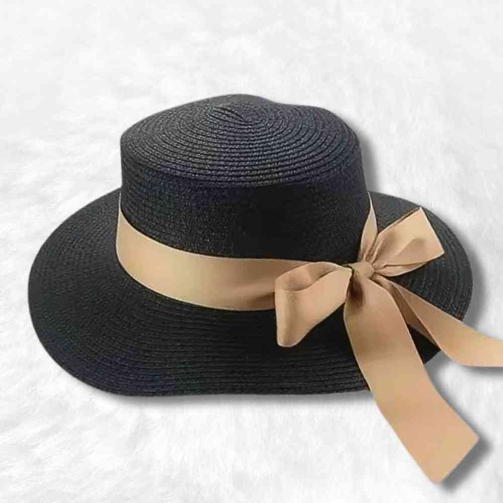 Chapeau de Paille Femme Plage blanc
