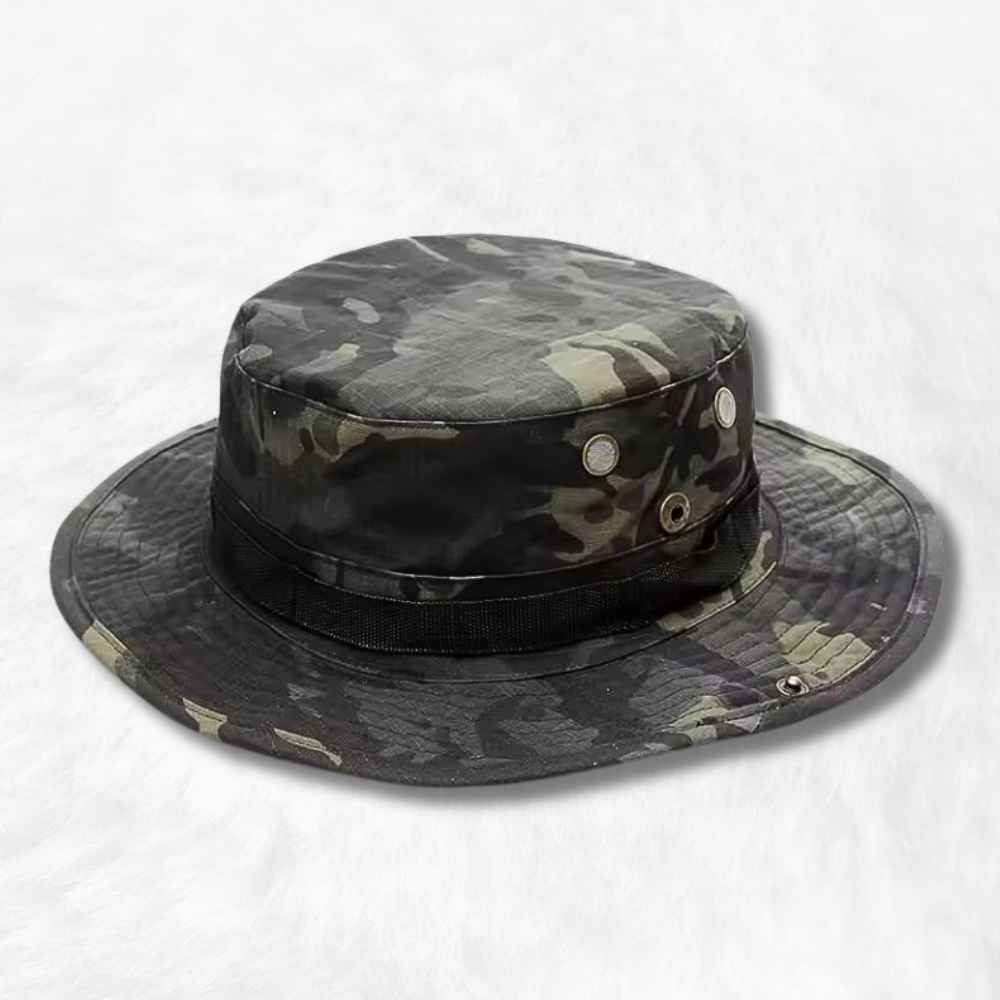 Chapeau Militaire Camouflage Noir