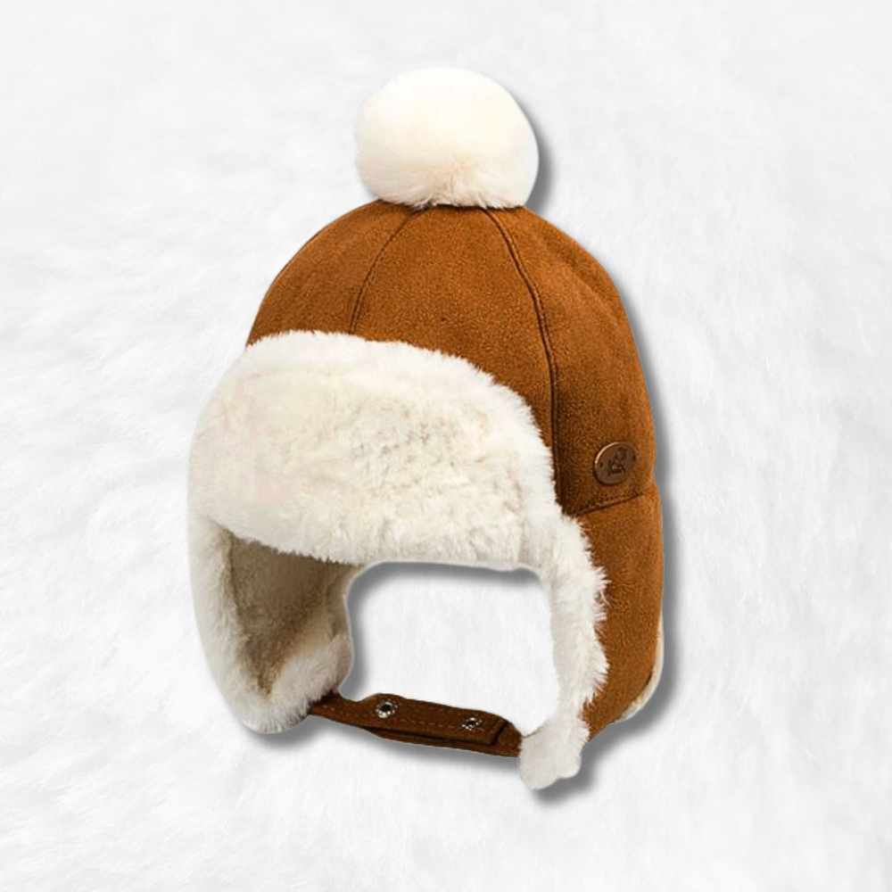 Chapka avec Pompon camel