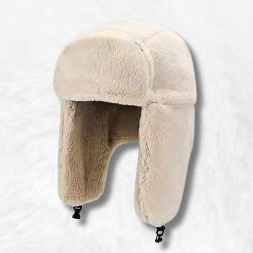Chapka Femme grand froid crème