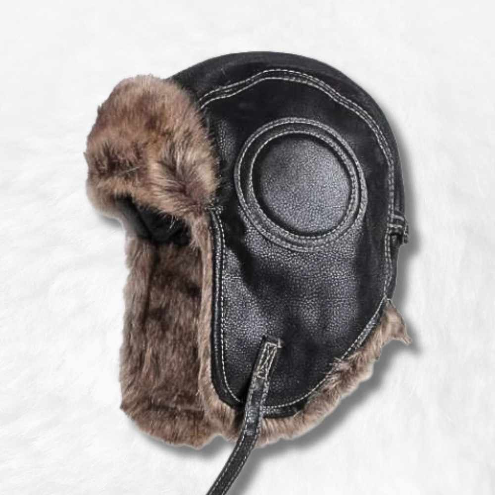 Chapka Homme Aviateur noir
