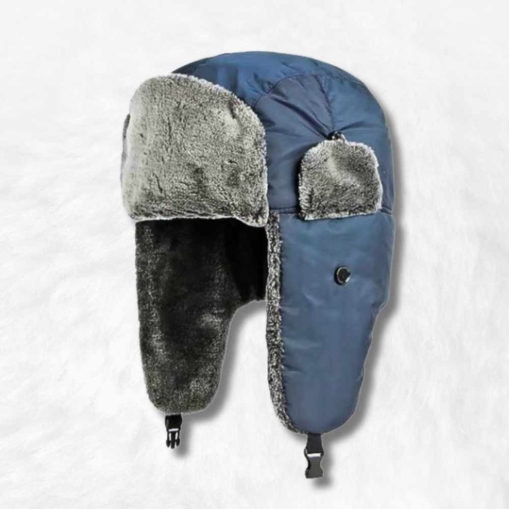Chapka Ushanka Bleu