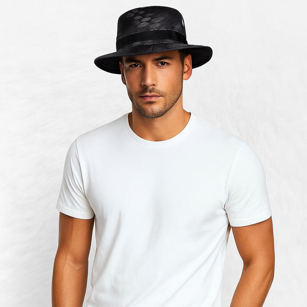 Chapeau Militaire Crocodile Noir !