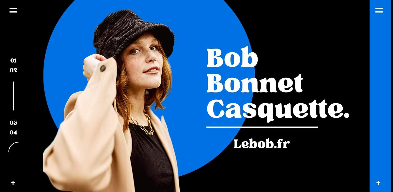 Collection lebob : bob, bonnet, casquette.