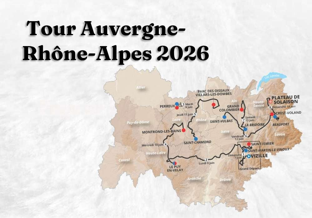 Tour Auvergne-Rhône-Alpes 2026 : étape 7 au Grand Colombier, del Toro s'envole