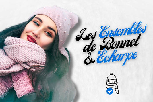 Ensemble bonnet écharpe femme et homme