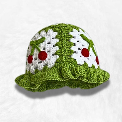 Bob en Crochet Cerise.