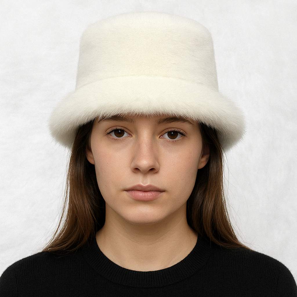 Une femme porte le Bob Duveteux