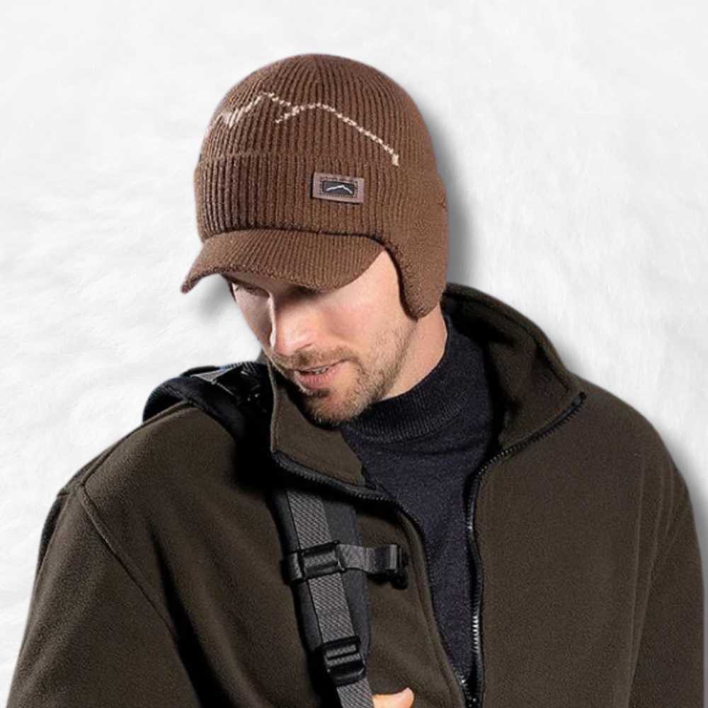 Bonnet Casquette Skullies Marron pour homme