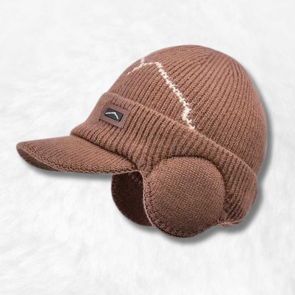 Bonnet Casquette Skullies Marron 