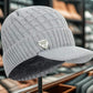 Bonnet Casquette Doublé Polaire Gris Clair 