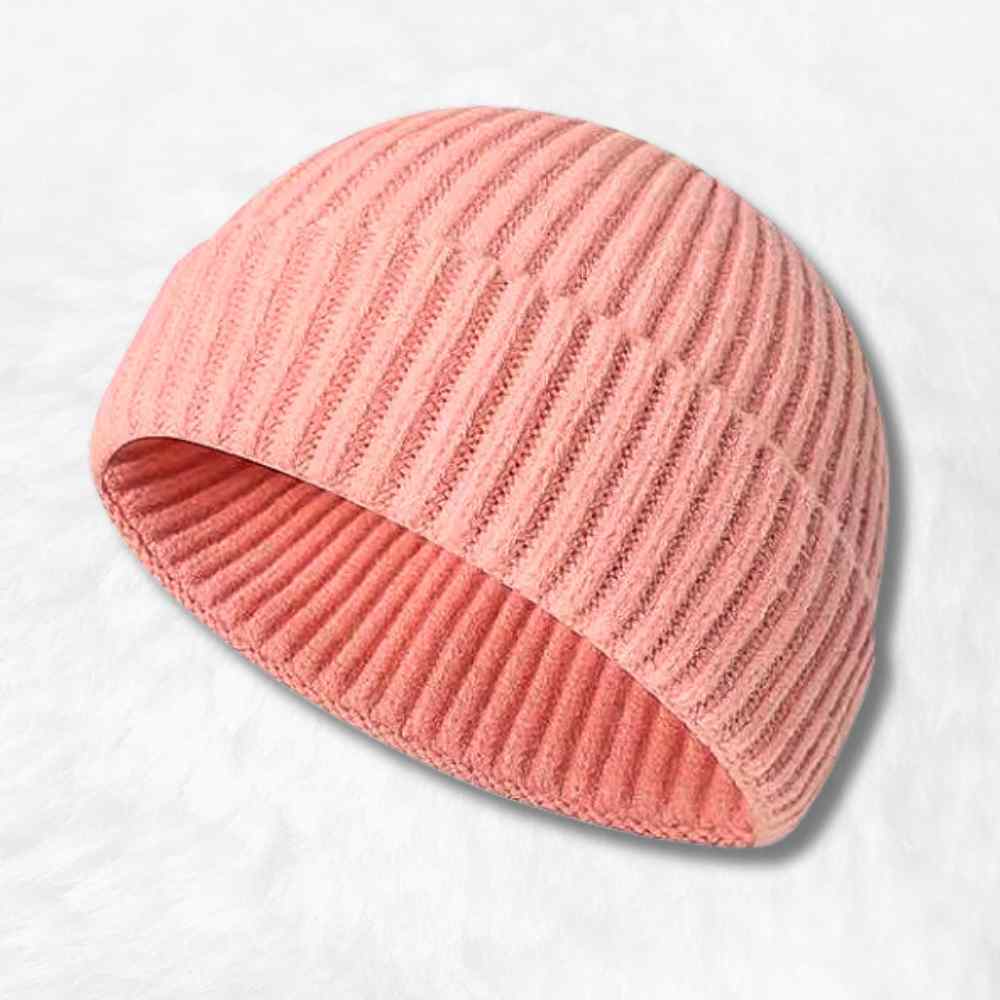 Bonnet Court Tricot rose