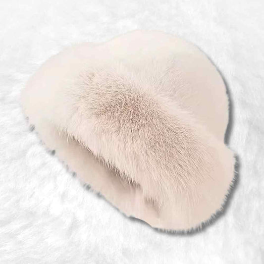 Bonnet Russe Femme Blanc