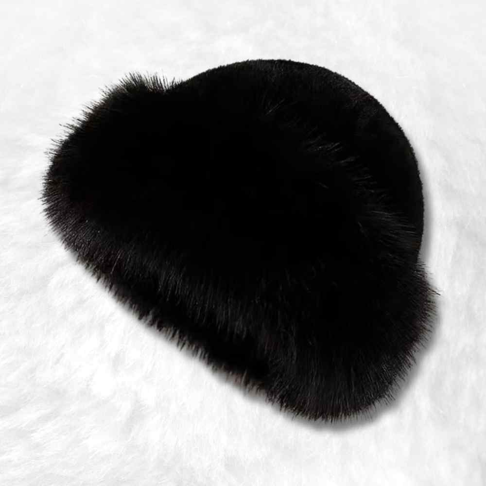 Bonnet Russe Femme Noir