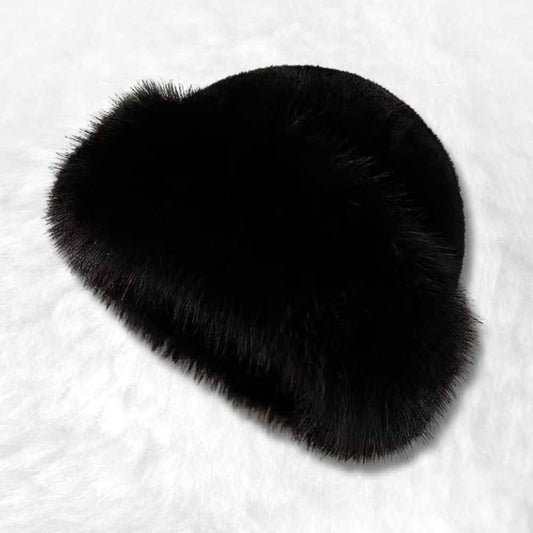 Bonnet Russe Femme Noir