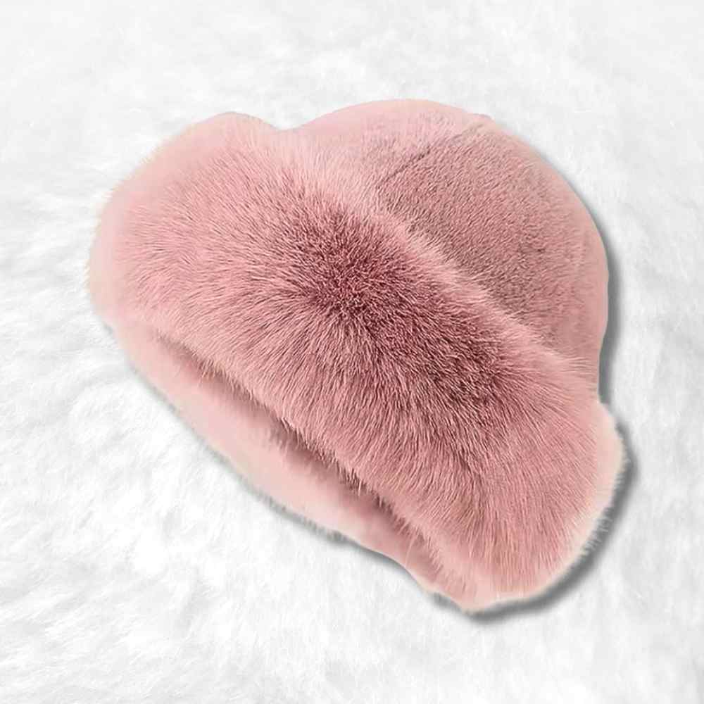 Bonnet Russe Femme rose