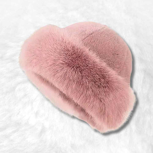 Bonnet Russe Femme rose