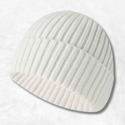 Bonnet Tricot blanc
