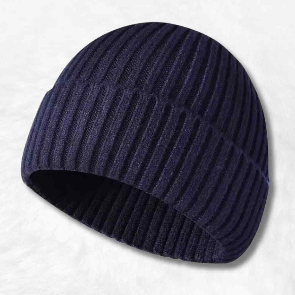 Bonnet Tricot bleu nuit