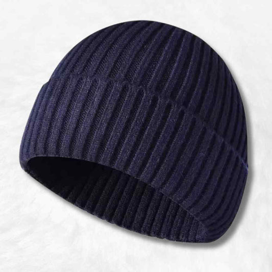 Bonnet Tricot bleu nuit