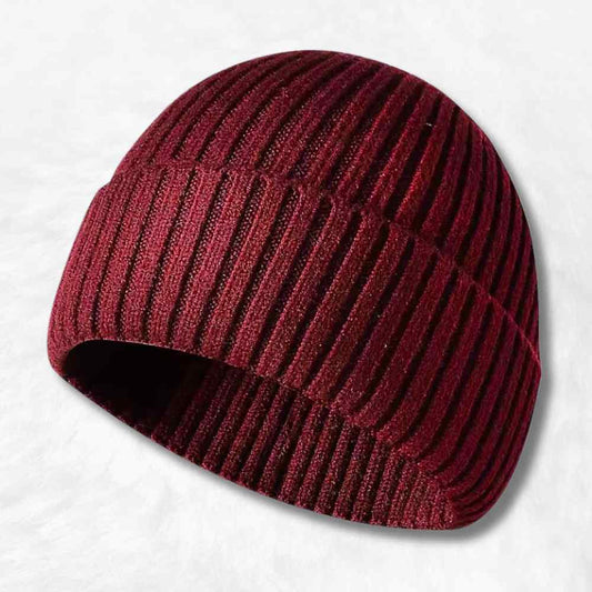 Bonnet Tricot bordeaux