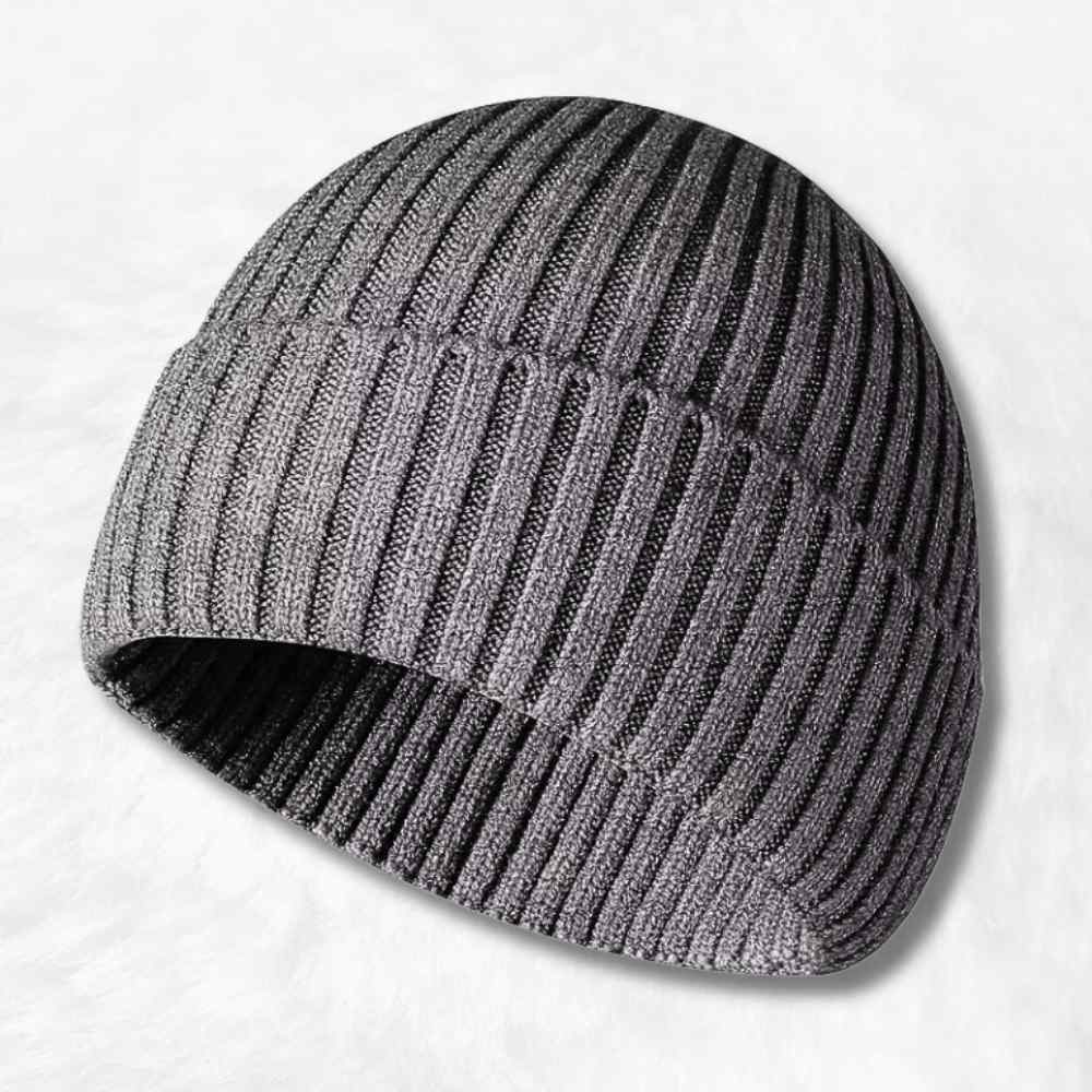 Bonnet Tricot gris