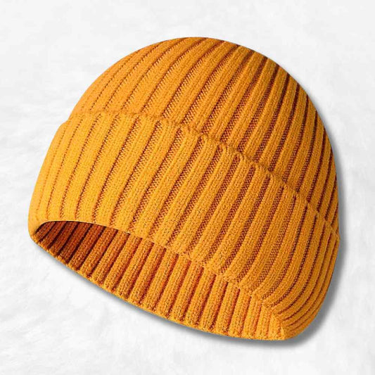 Bonnet Tricot jaune