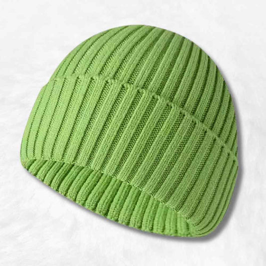 Bonnet Tricot vert