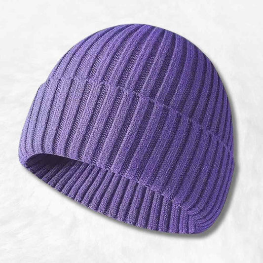 Bonnet Tricot violet