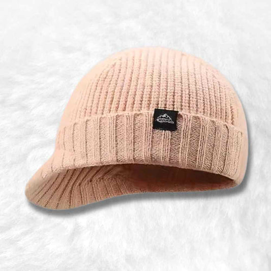 Bonnet Visière Courte beige
