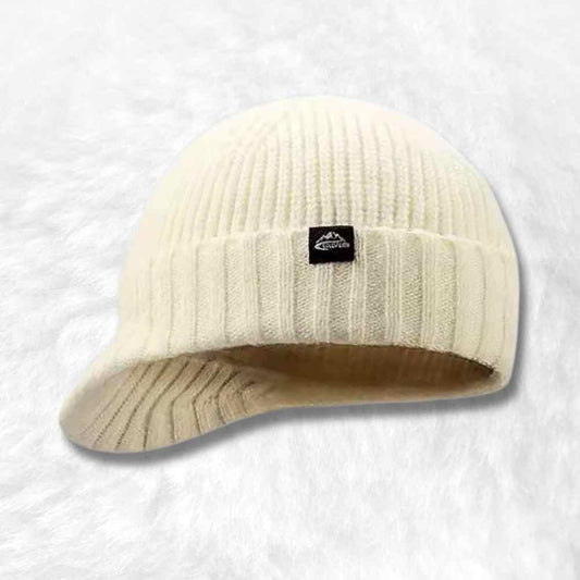 Bonnet Visière Courte crème