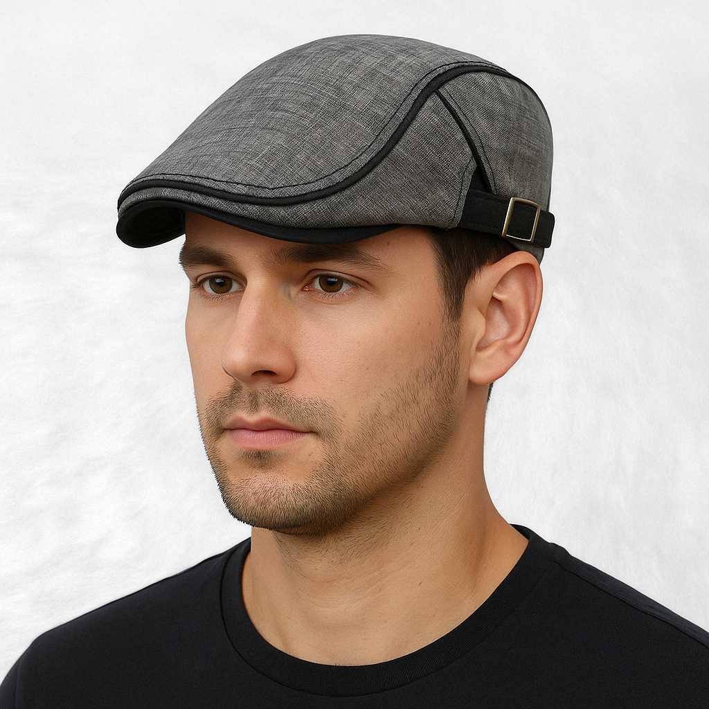 Un homme porte la Casquette Bec de Canard
