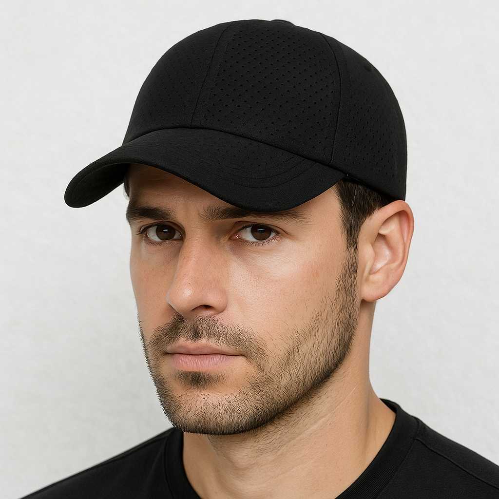 Un homme porte la Casquette Running Technique