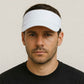 Un homme ^porte le Casquette Visière Blanche